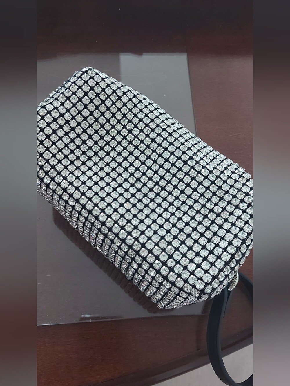 Silver Rhinestone Purse - Picture 3 of 9